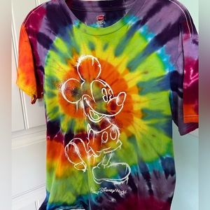 Mickey Mouse tie died tee